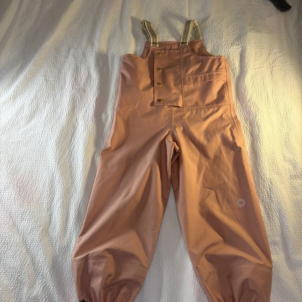 Fairechild Waterproof Rain Overall/Bibs Size 2 To 4 Years Dusty Rose